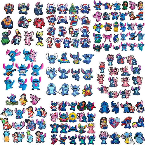 Imagen 1 del producto 8-30 Uds MINISO gran oferta dijes de zapatos de punto dibujos animados DIY zapatos accesorios para zuecos sandalias decoraciones niños regalos de Navidad