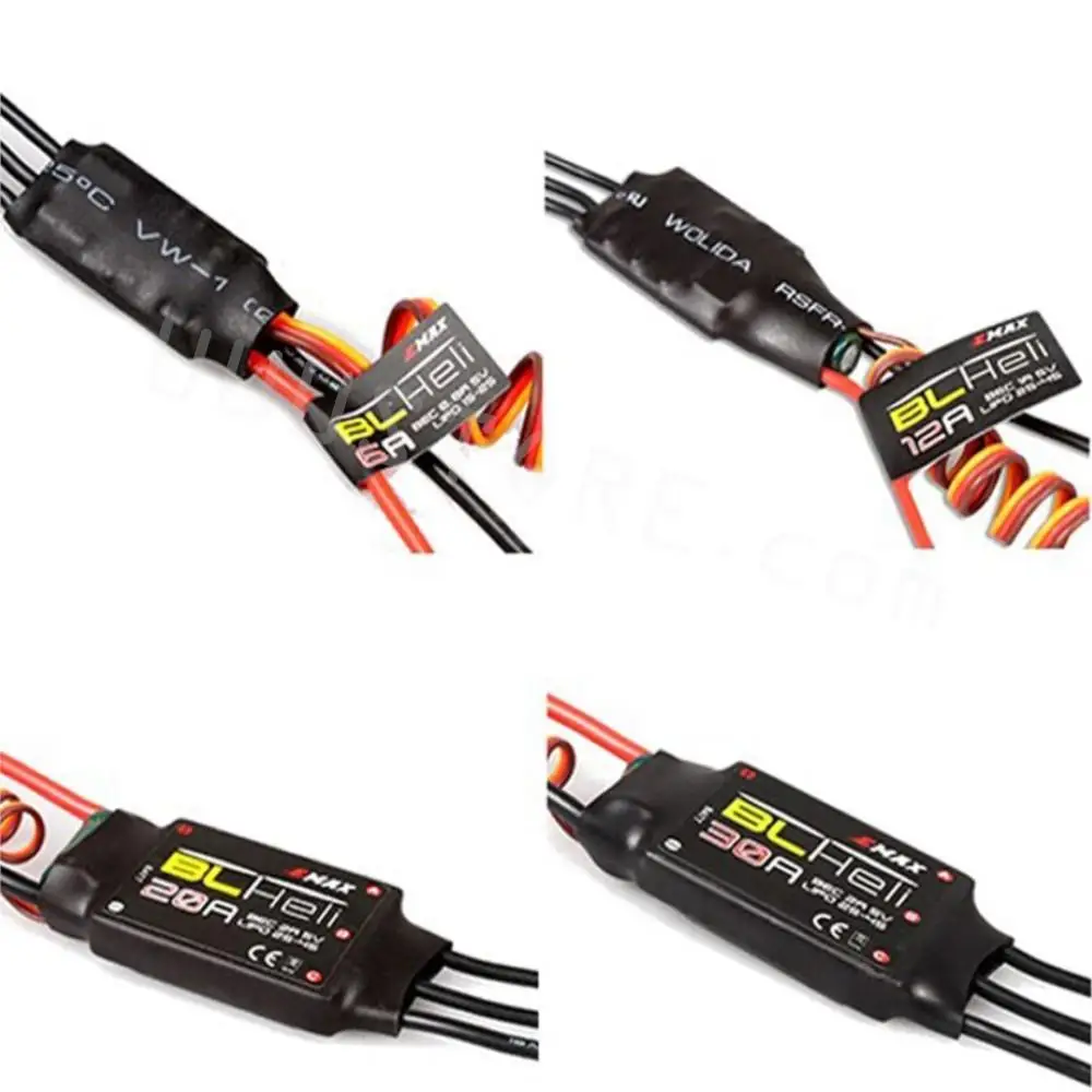 EMAX BLHeli Series 6A 12A 20A 30A 40A 50A 60A 80A ESC Speed Controller for Multicopter Qudcopter Airplane Drone Helicopter