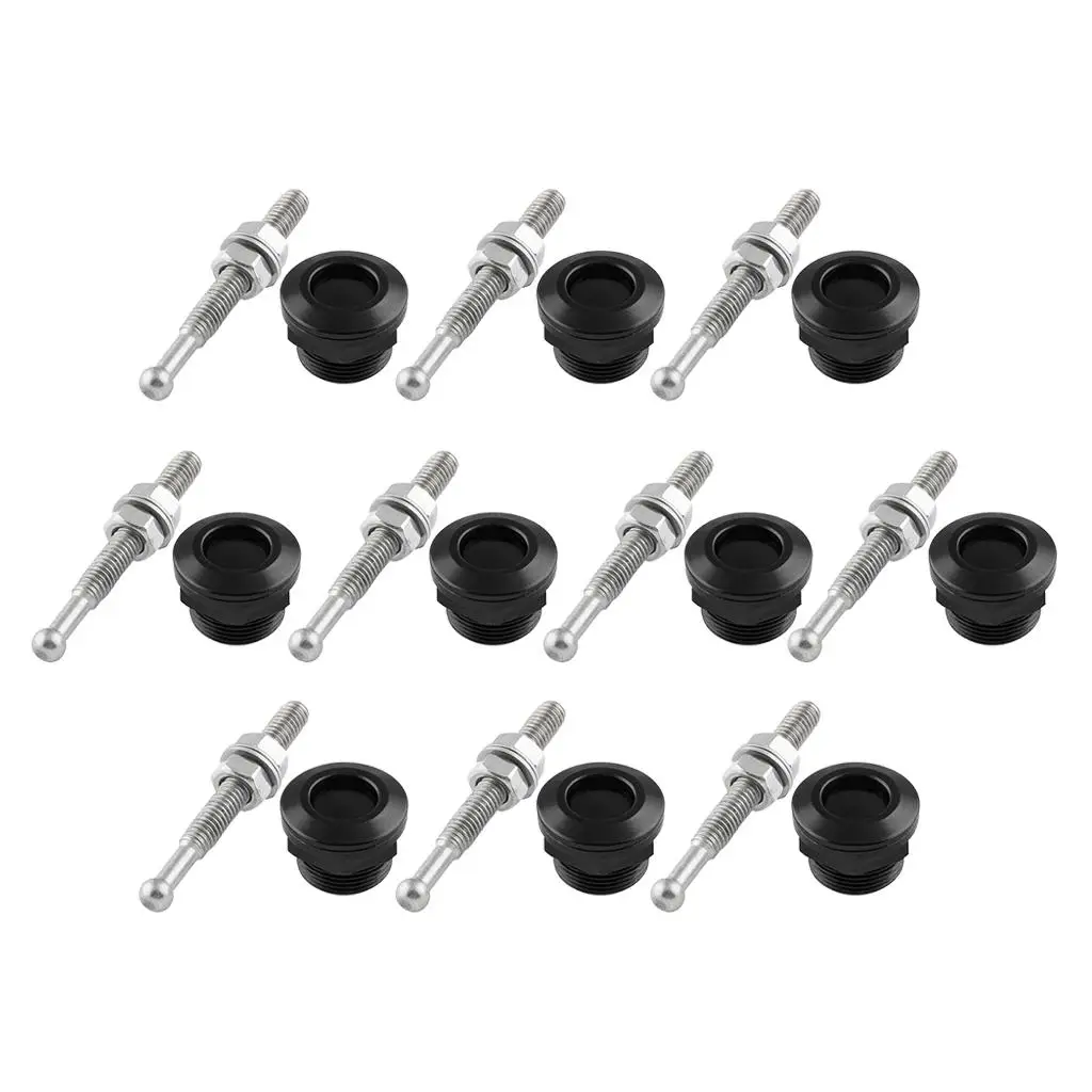 102mm Latch Push Button Car Hood Pin Bonnet Lock Bumper Clip