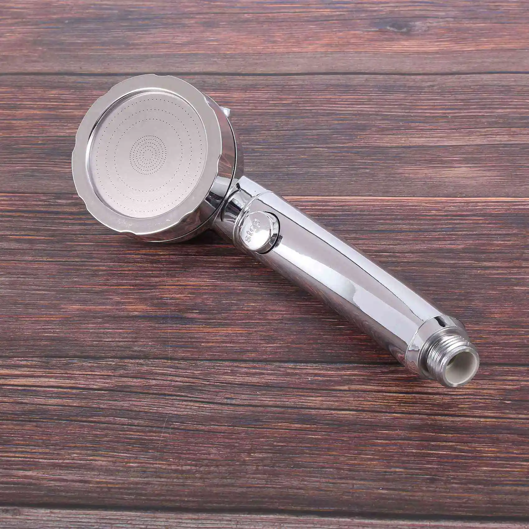 A04G-2X Handheld Shower Head High Pressure Chrome 3 Spary Setting With ON/OFF Pause Switch Water Saving