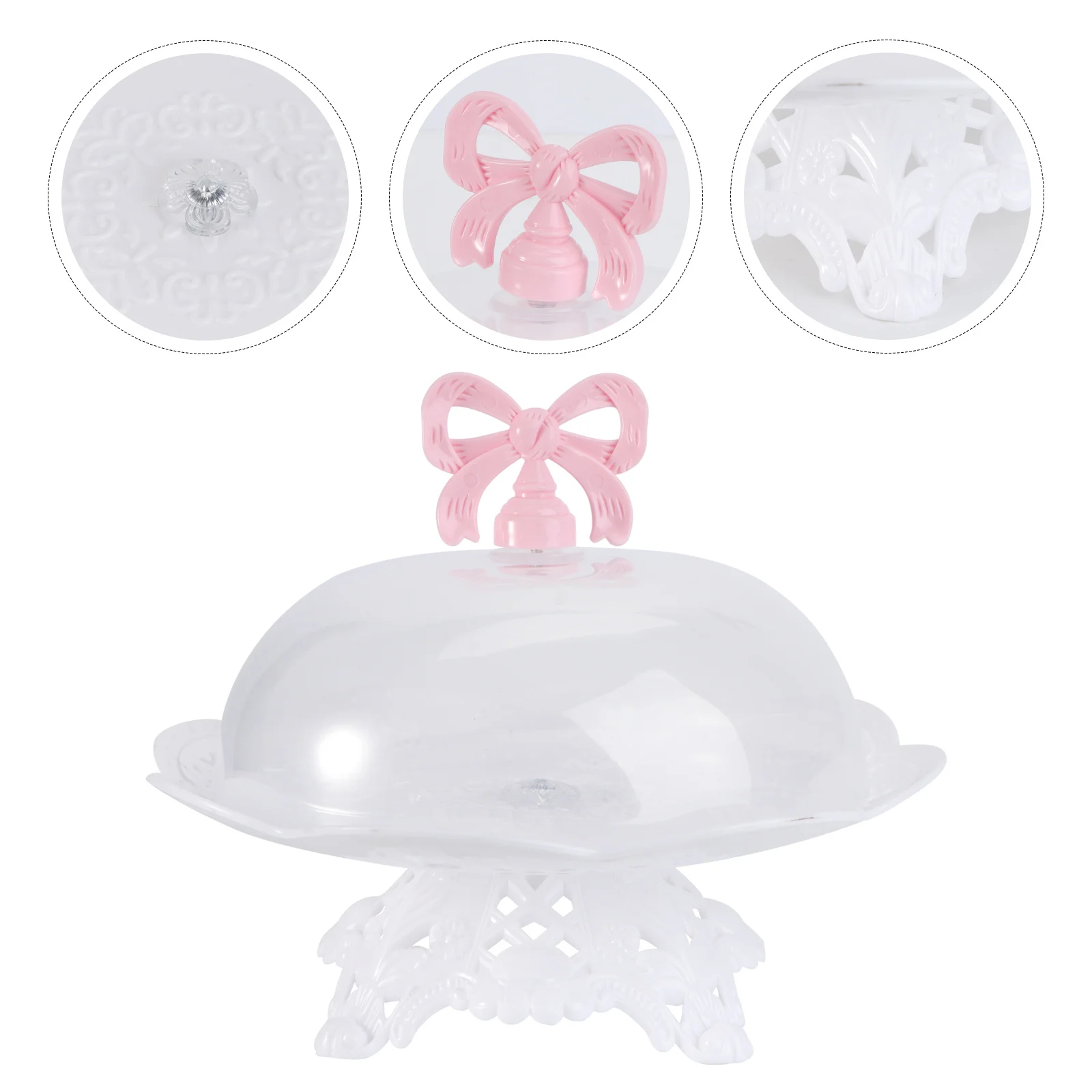 

1Pcs White Dessert Display Rack Plastic Cake Snack Holder Party Cupcake Display Rack Wedding Dessert Organizer