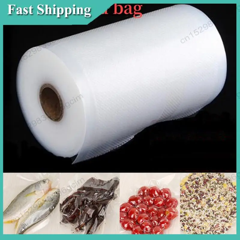 

-BABQ 5Pcs Kitchen Vacuum Sealing Bag Transparent Food Packaging Bag Compression Cooking Plastic Bag