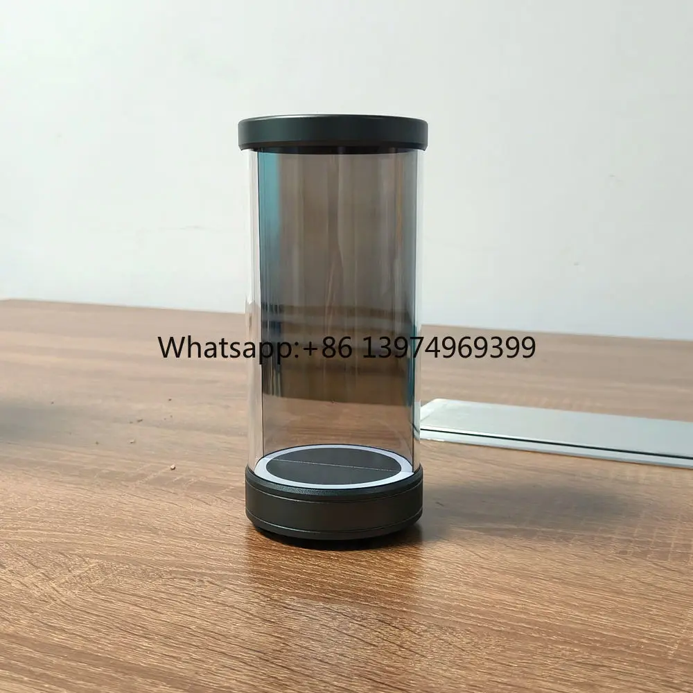 5-Inch Circular Digital Projection Display 3D Holographic Tube Screen with 16:9 Format Made From Durable PET Fabric