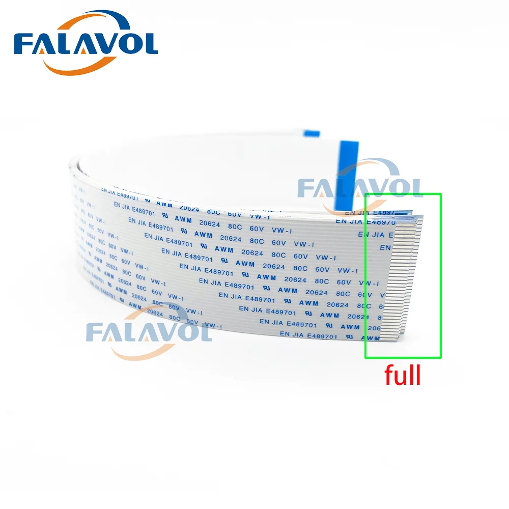 FALAVOL 10PCS 35Pin 400mm FFC Flat Data Head Cable For Epson DX7 Printhead Allwin Xuli Witcolor Human Plotter 35P Head Cable
