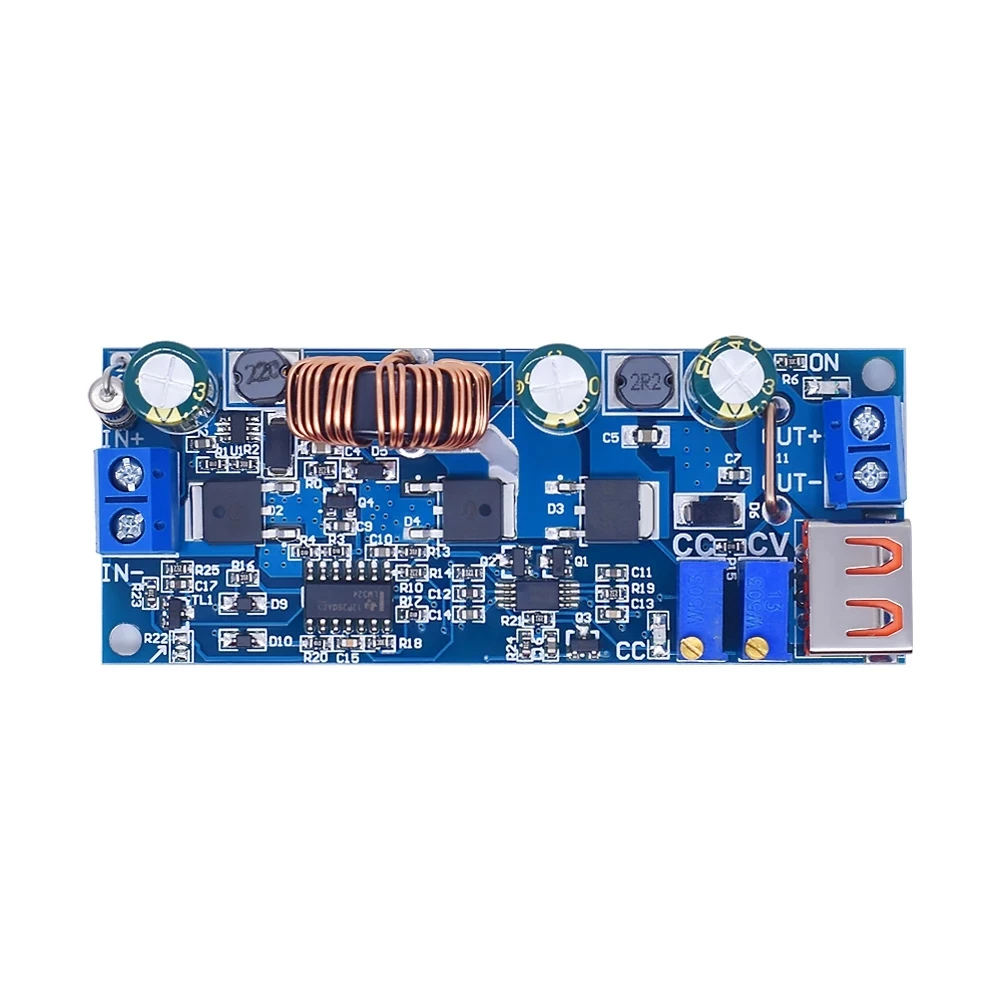 Imagem -04 - Dc-dc Step up Boost Converter com Usb Fonte de Alimentação Regulada Ajustável Módulo 224v a 330v 4a 80w cc cv 3.7v 6v 9v 12v