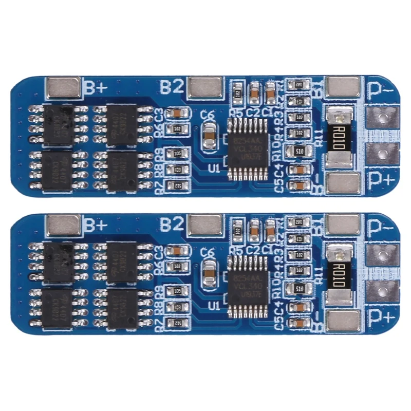 

Модуль защитной платы зарядного устройства для литиевого аккумулятора 2X 3S 10A 12 В для 3 шт. литий-ионных аккумуляторов 18650 BMS