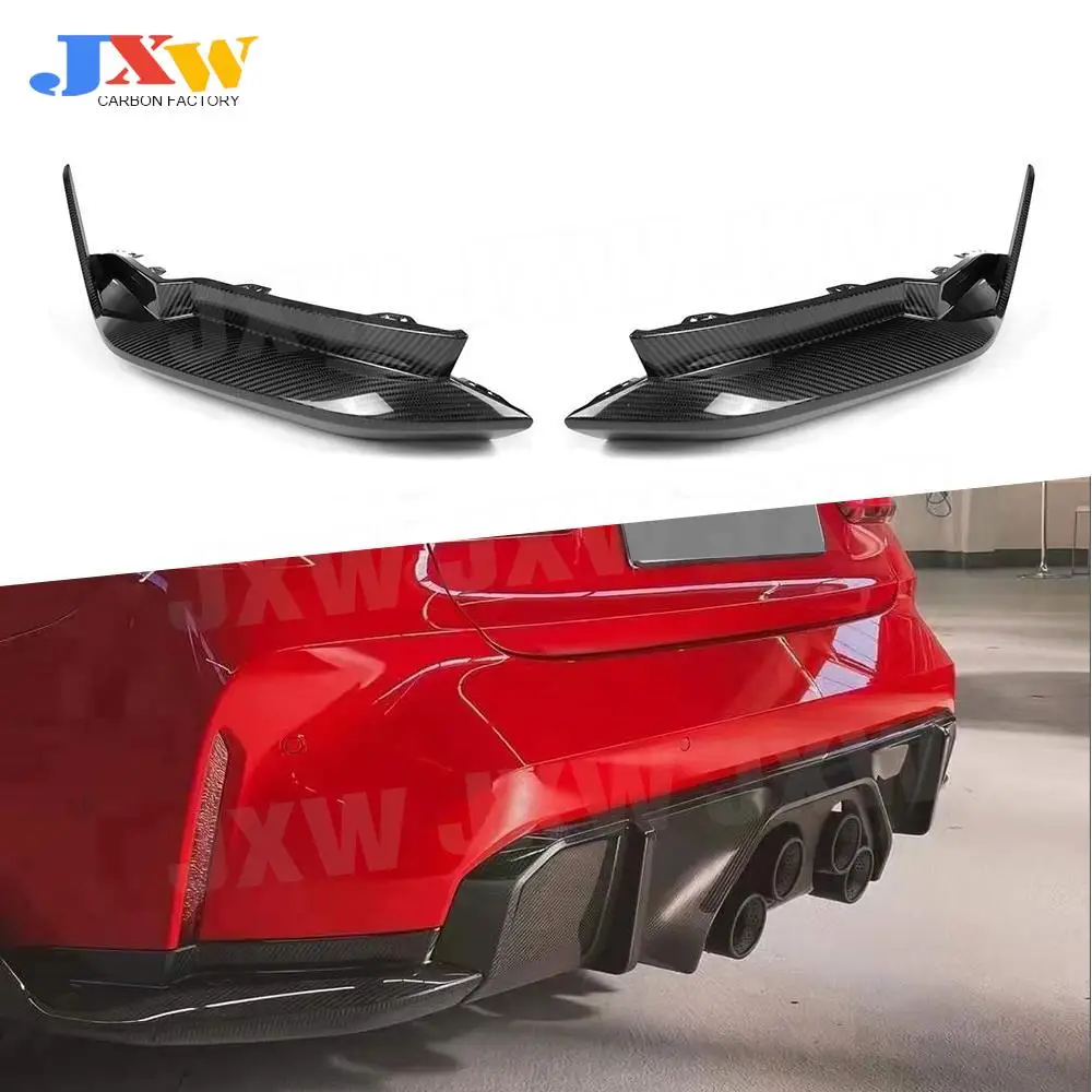 

Carbon Fiber FRP Rear Diffuser Lip Splitters Rear Bumper Lip Diffuser Splitters Spoiler For BMW 4 Series G82 G83 M4 Coupe 2021+