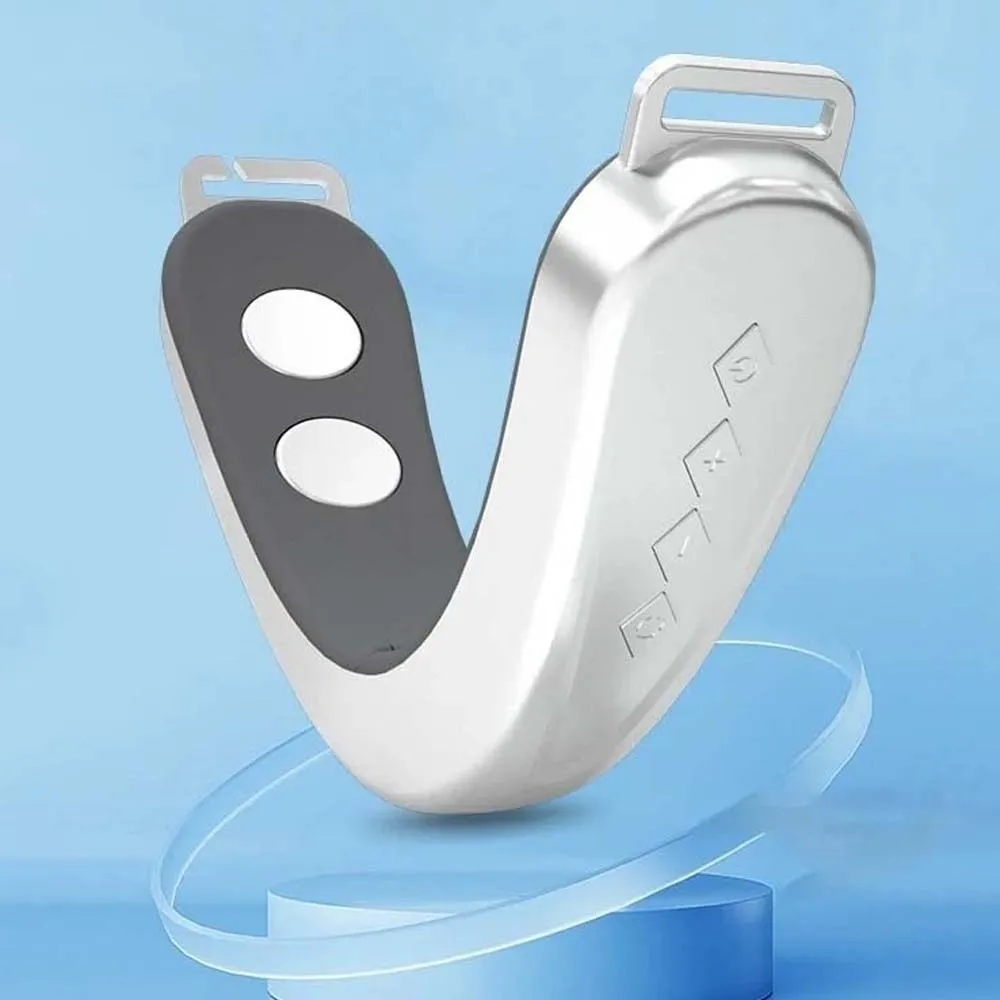 高弾性電動Vフェイスデバイス 快適な折りたたみ式インテリジェントフェイシャルマッサージャー 調整可能なV字型フェイスリフティングデバイス