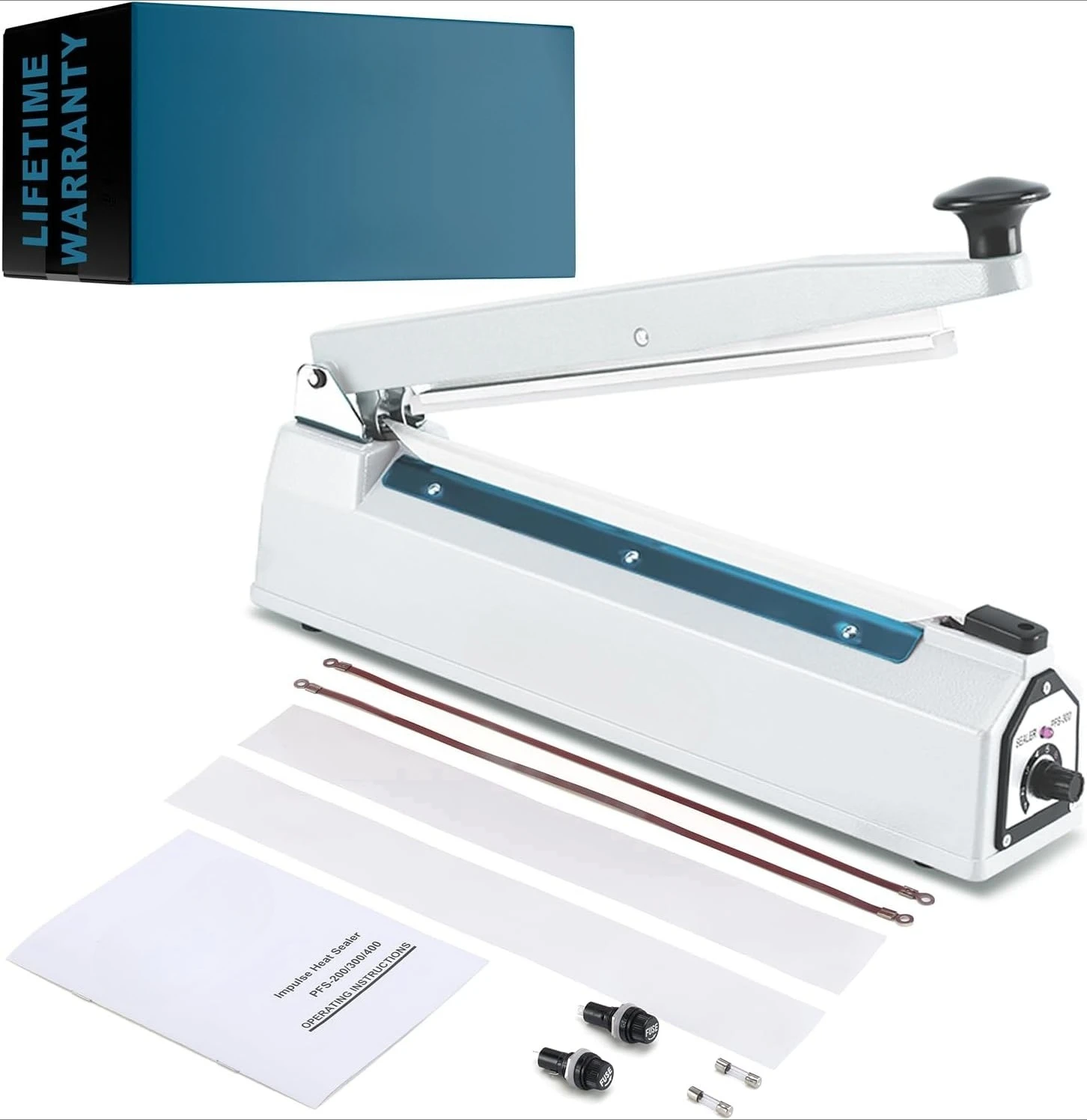 

20 inch - 5mm Sealing Width Impulse Heat Sealer Manual - Most Heavy Duty for Strong, Secure Sealing·Factory Direct Sales