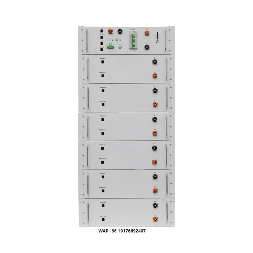 Manufacturer Wholesale SMP-MU51.2V100AH Lithium Ion Battery Rack Type LiFePO4 Solar System Storage High Voltage 6000+ Cycles