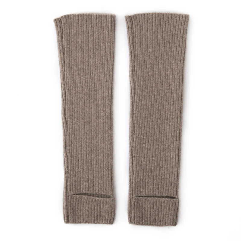 Step-on Design Autunno Inverno Blocco caldo Antivento Senza pizzicare 100% cashmere Calzini al ginocchio da donna Scaldamuscoli caldi Calzini morbidi