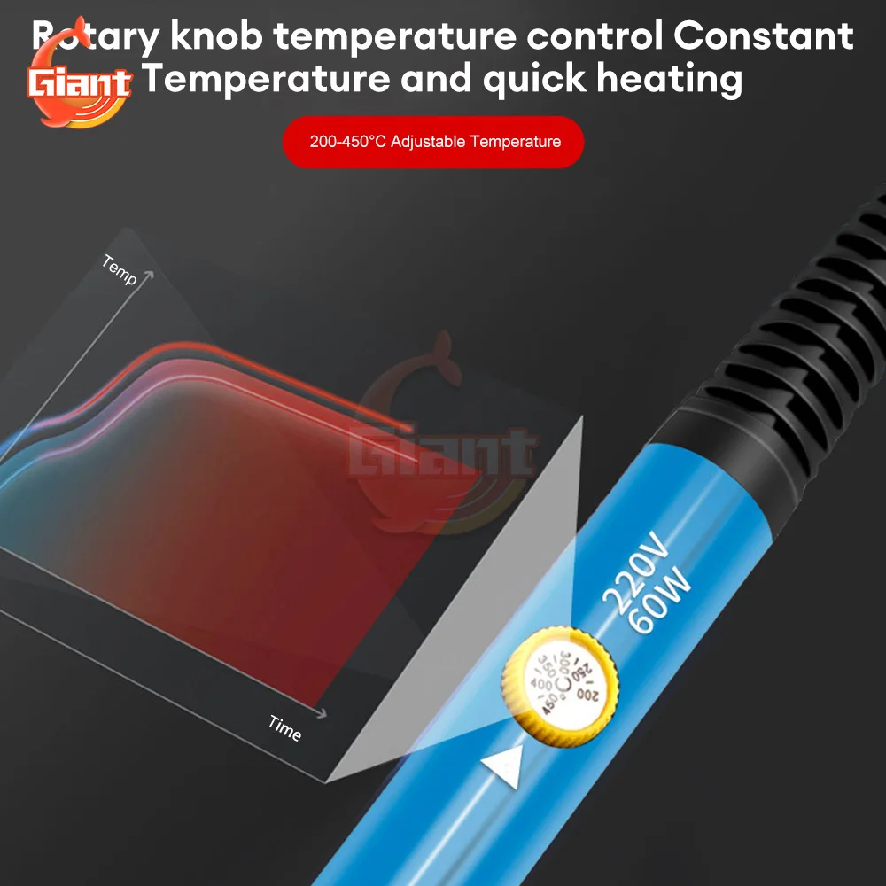 13PCS Electric Soldering Iron Portable Handheld Soldering Iron Pen Adjustable Temperature Fast Heating Solder Welding Tools