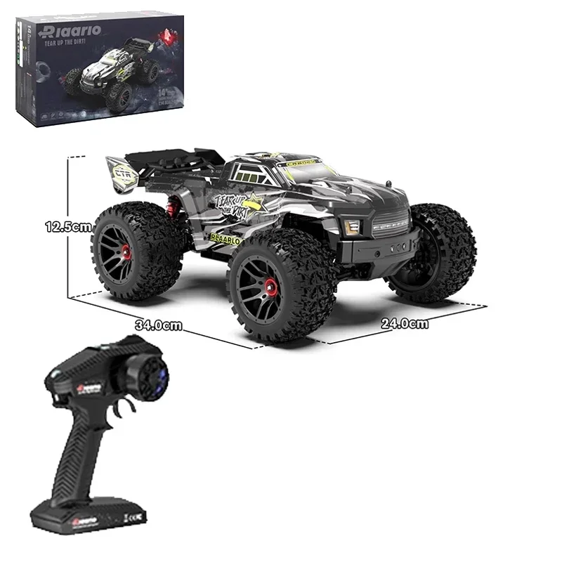 Relalo 14025 Remote Control Car 1:14 Brushless Motor Four-wheel Drive Off-road Rc Car Racing Speed Up To 60km/h Boy Toy Gift Box