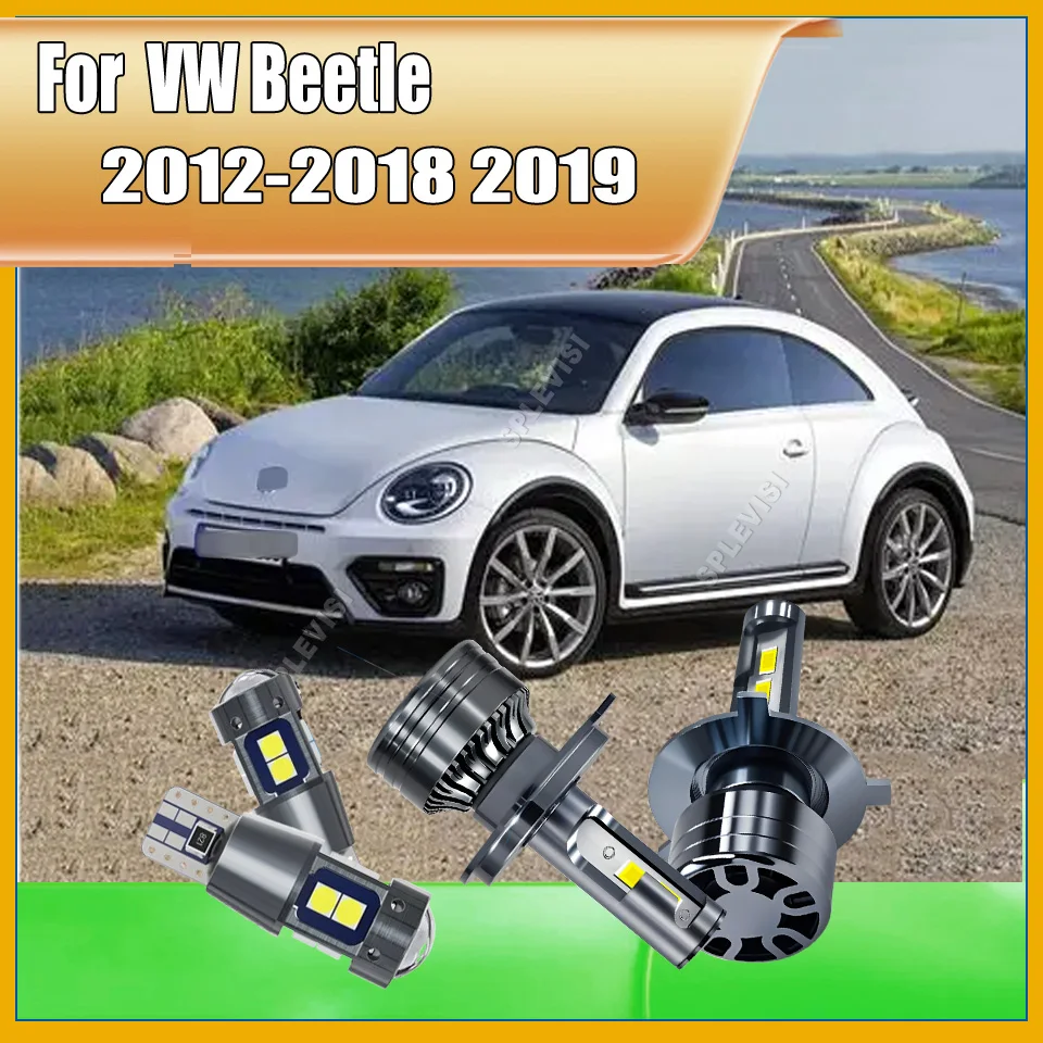 

2x Auto Lamp H4 9003 LED Lights for Car Headlight Bulbs 360W 36000LM For VW Beetle 2012 2013 2014 2015 2016 2017 2018 2019