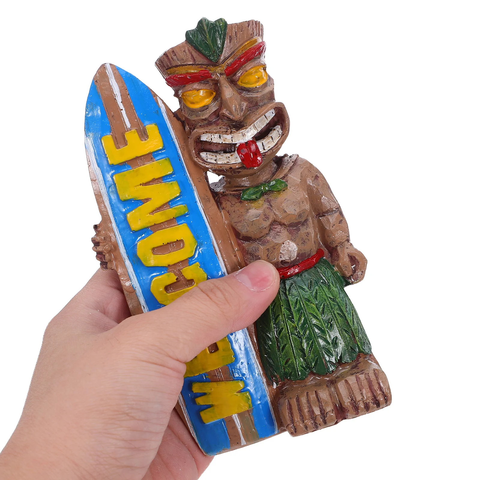 

Glass Totem Ornament Hawaiian Centerpieces Decor for Home Decorations Party