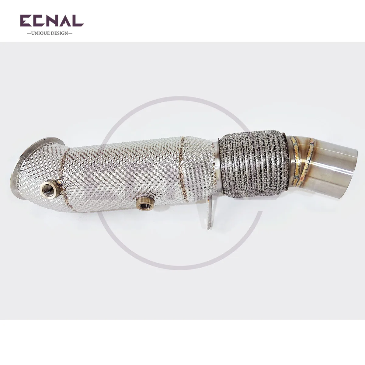 

Ecnal Exhaust for 2014+ BMW X5 X6 F15 F16 n55 3.0t High Flow Quality Insulated SS304 Premium Automotive Exhaust Downpipe