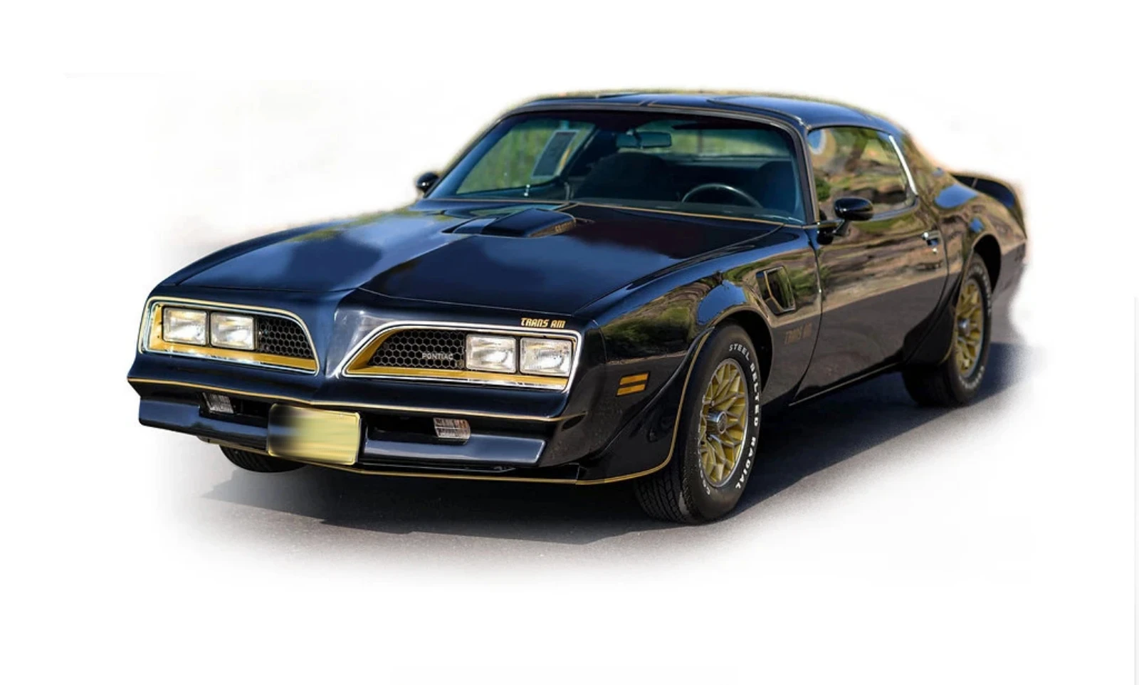 1977 1/10 بونتياك فايربيرد بولي كربونات شفاف RC هيكل الجسم (257 مم قاعدة عجلات / عرض 200 مم)