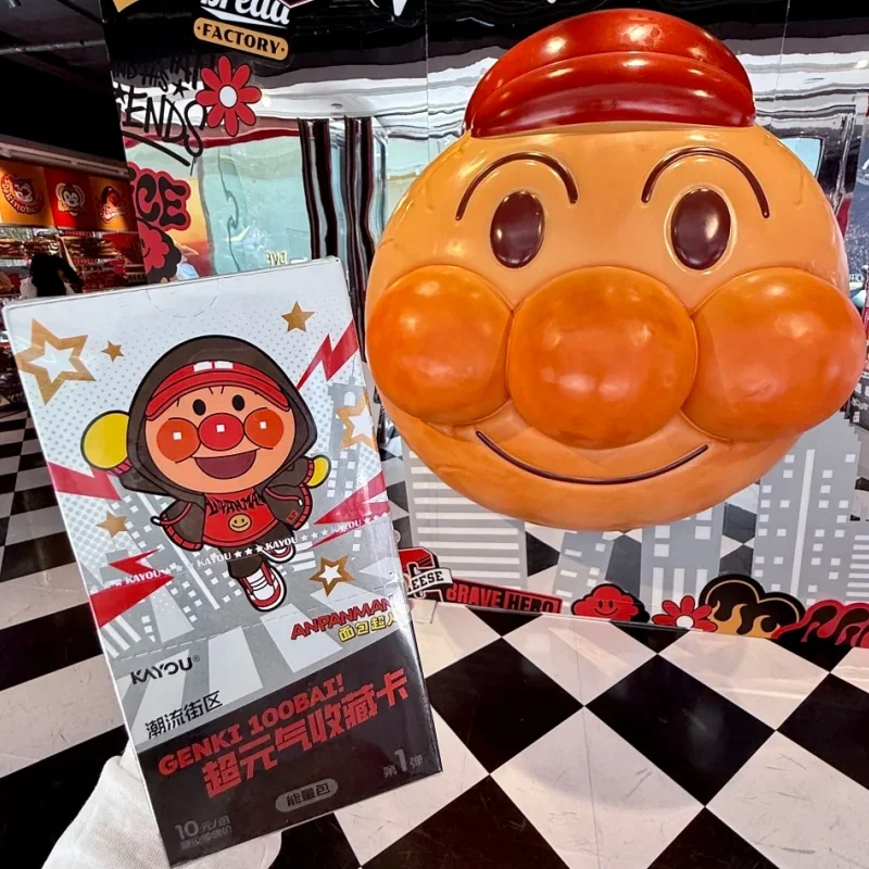 

New Arrival Genuine In Stock Kayou Anpanman Super Genki Collection Card Energy Pack Anime Trading Cards Surprise Gift