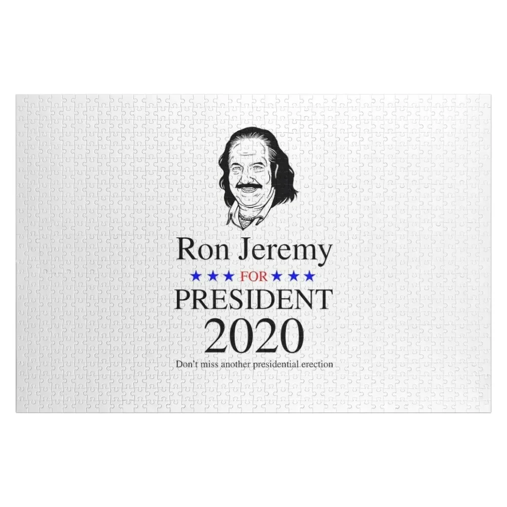 Ron Jeremy voor president 2020 Legpuzzel Gepersonaliseerde gepersonaliseerde aangepaste cadeaus voor kinderen Puzzel