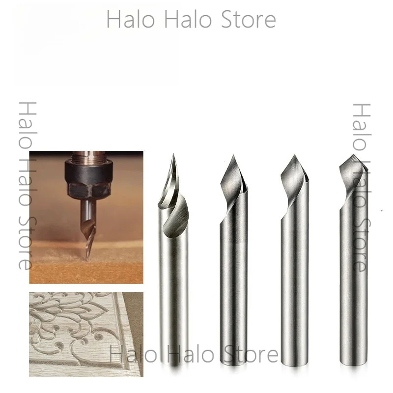 V-shaped O-groove engraving knife Aluminum plastic acrylic engraving knife Aluminum composite engraving lettering woodworking