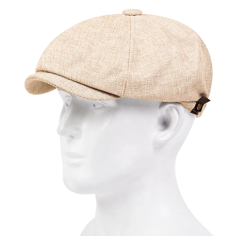 Men Casual Newsboy Hat Spring Summer thin retro beret Hat wild casual Hats unisex octagonal Cap Fashion Hip Hop Caps gorras