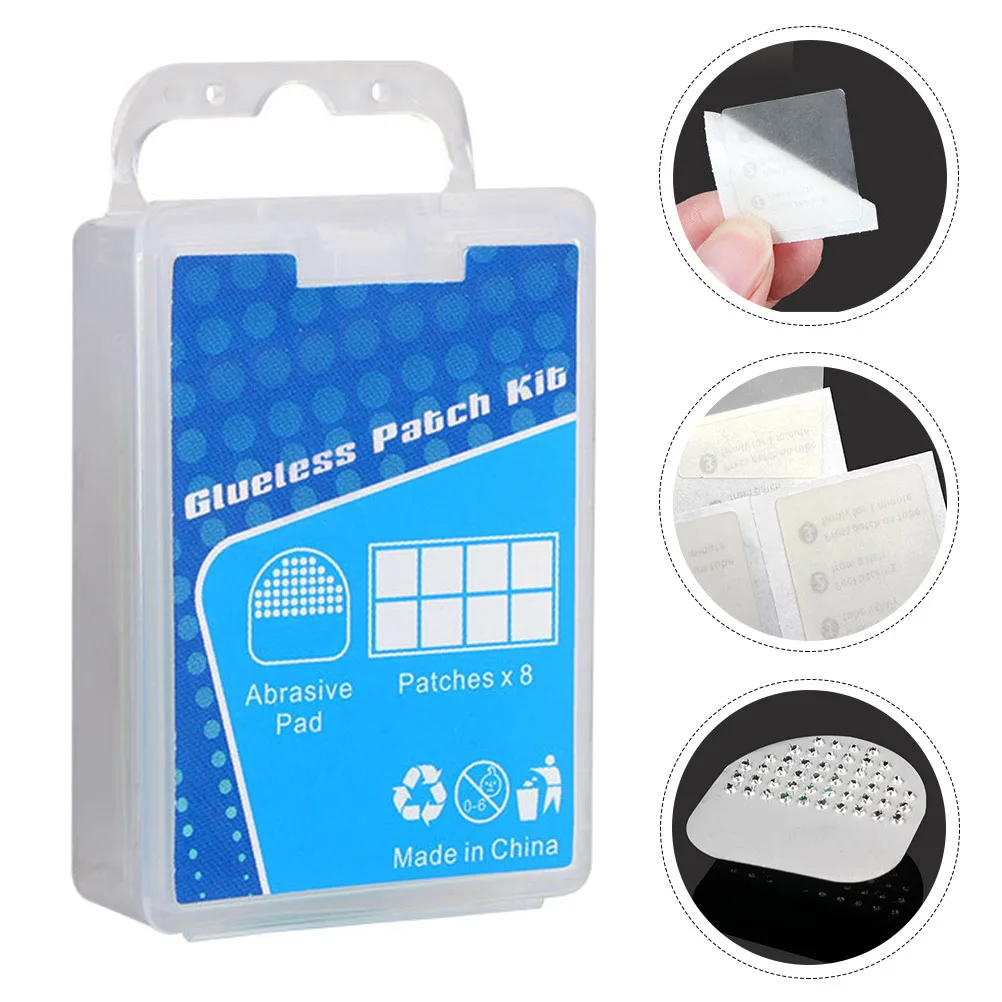 

1 set Tire Patch Bike Repair Kit Lightweight Patches for Tire Inner Tube Air Bed Dinghy Pool Road Mountain Bikes