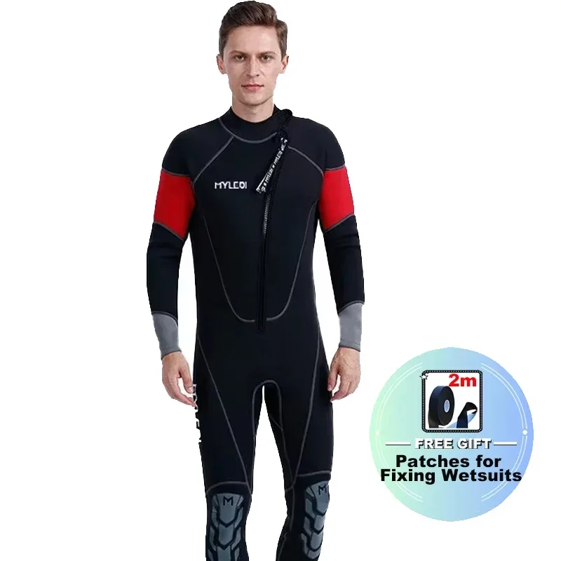 Men's  3mm Wetsuit Front Zipper Keep Warm Scuba Diving Suits One-piece Wet Suit Thermals Spearfishing Triathlon wetsuit