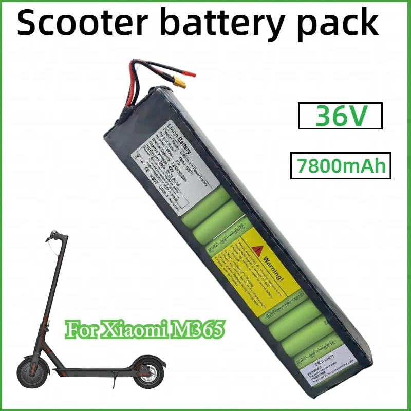 

36V 7.8ah 18650 Battery Pack For Xiaomi M365 Ninebot Segway Scooter Ebike Bicycle Lnside