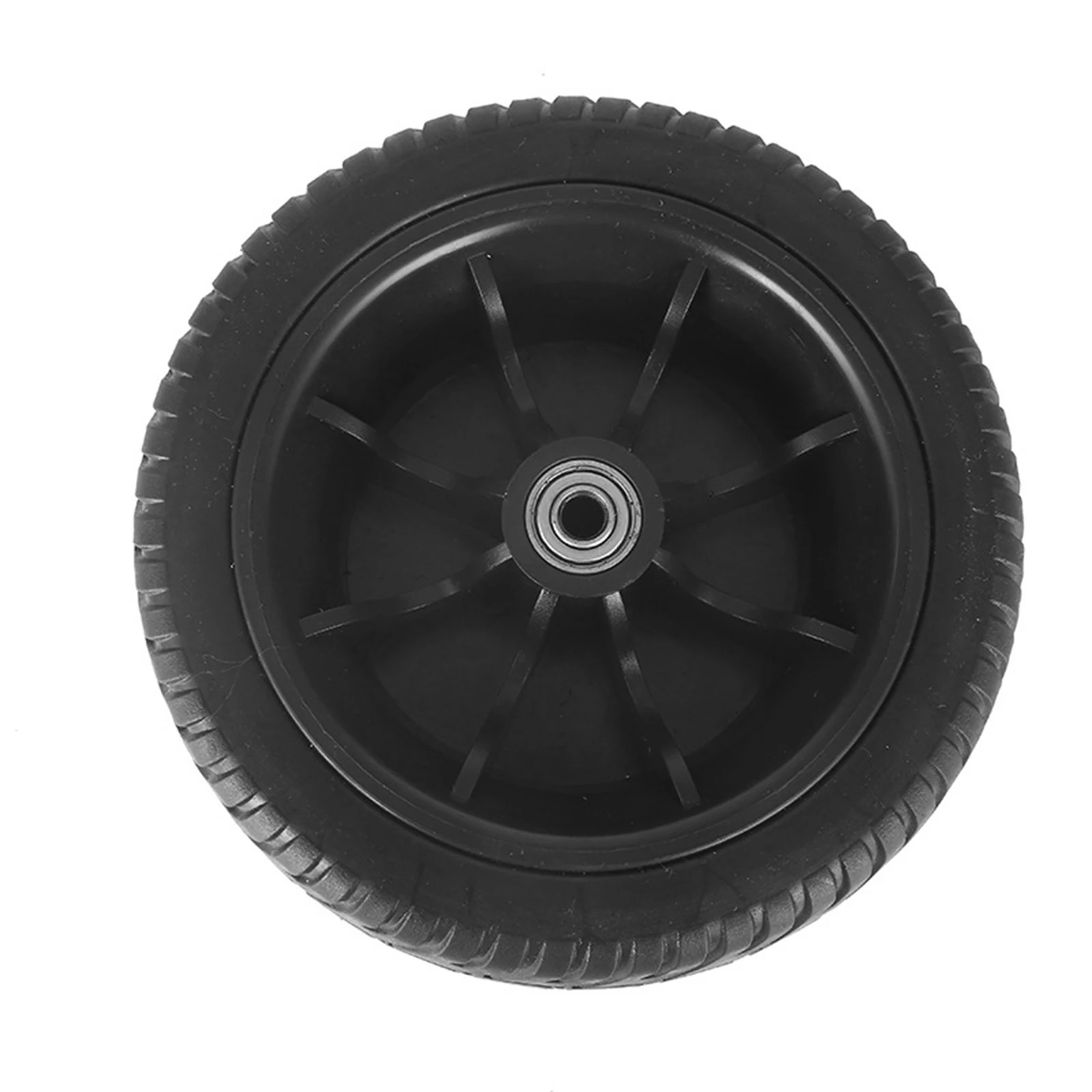Double Bearings Wheel Tire 155 * 10cm All-terrain High-quality Long-lasting PU Materials For Folding Wagon Cart