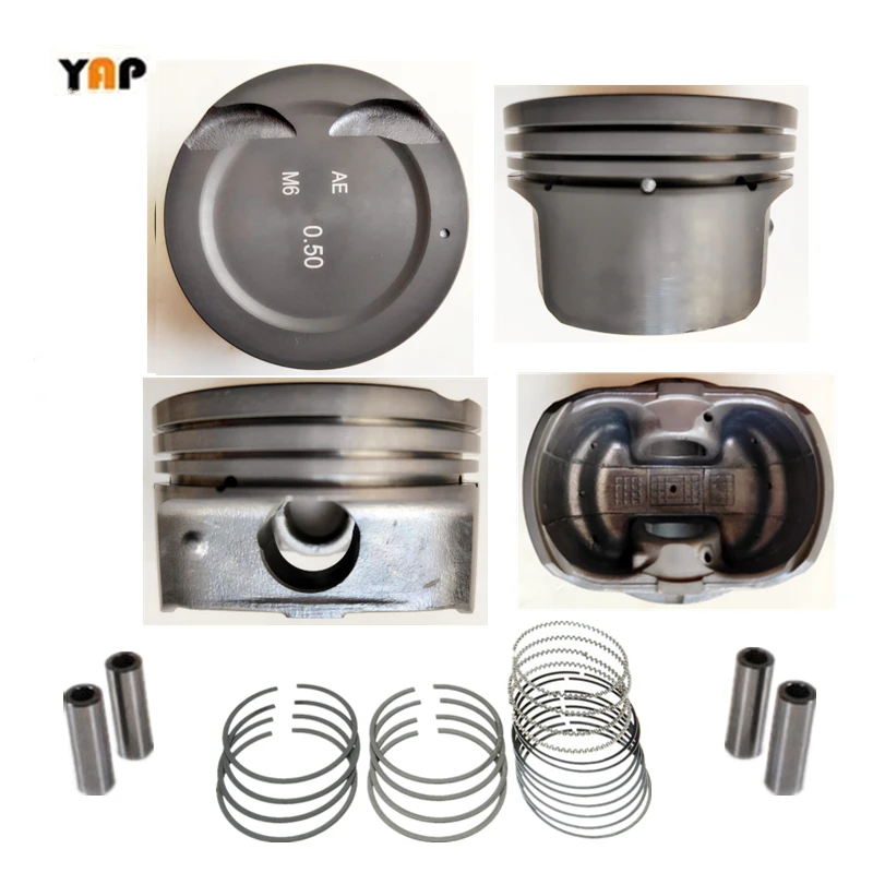 G4FC G4FD +0.50 Piston & Piston Ring Set For HYUNDAI Accent i20 i30 i30II iX20(JC) KIA Soul VENGA 1.6L L4 23041-2B000 23040-2B0