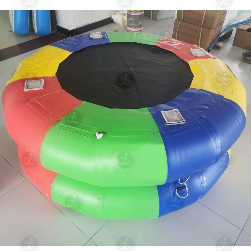 10ft Inflatable Round Trampoline Bouncer For Sports Park Equipment