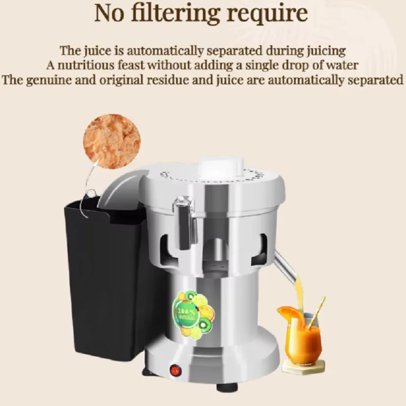 370W Electric Juice Extractor Stainless Steel Commercial Fresh Juice Press Home Mini Juicer Squeezer Machine