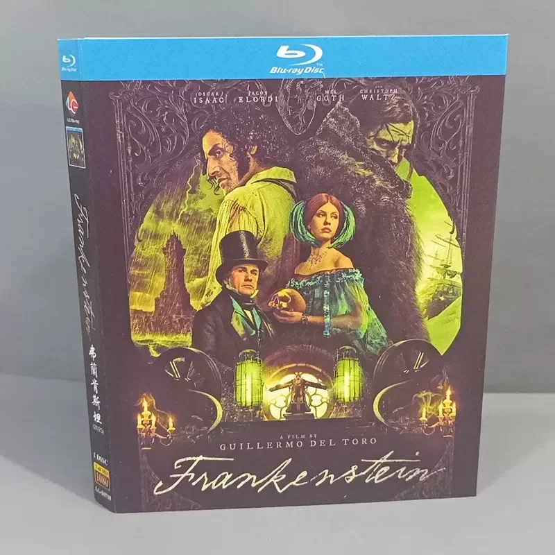 Blu-ray in a box Frankenstein 2025 directed by Guillermo del Toro