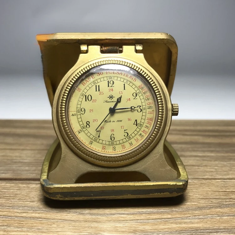 Antique Miscellaneous Brass Carved Happy Eyebrow Small Mechanical Table Ornaments Collectibles