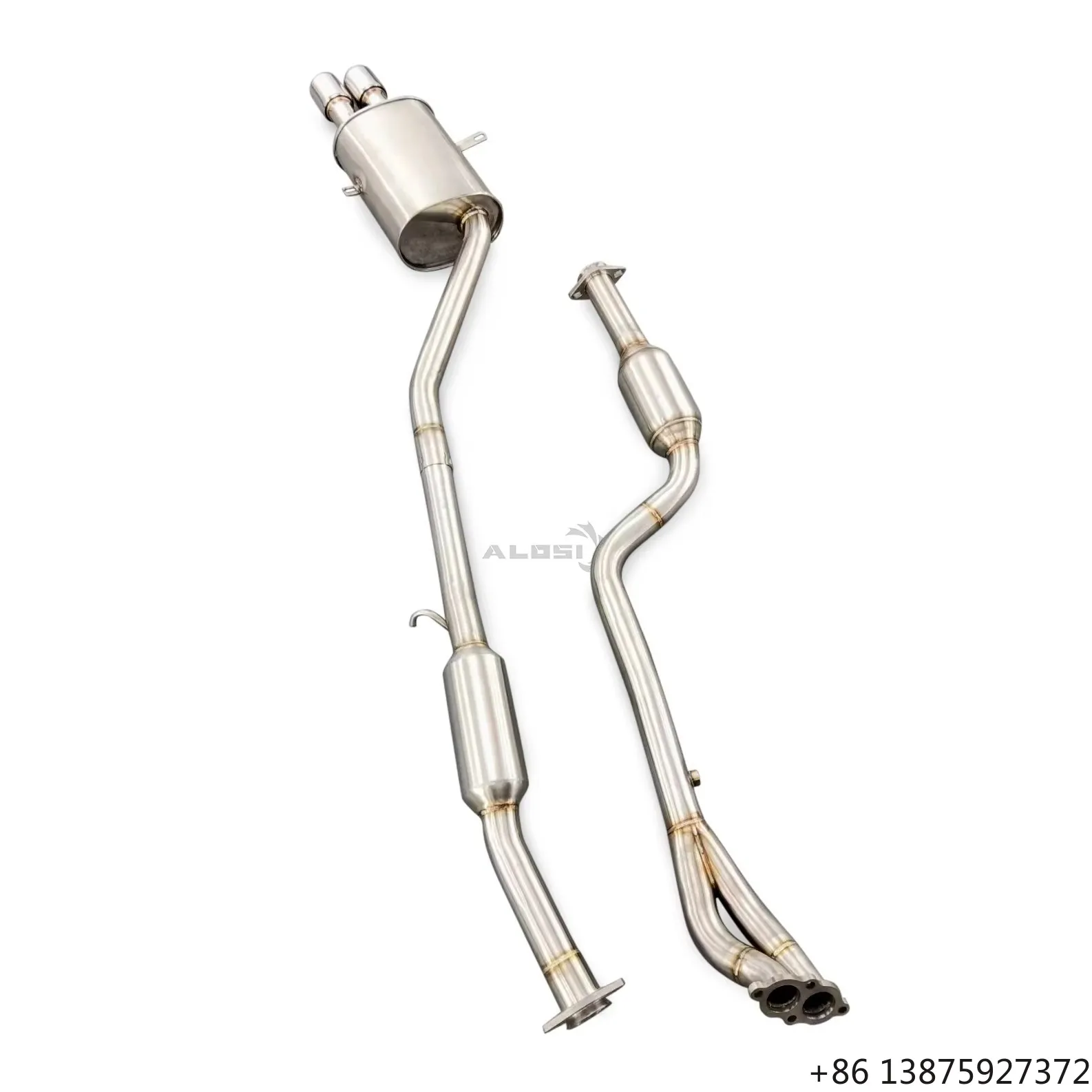 

High Flow Exhaust for M3 E36 325i 328i 1992-1998 Mirror Polished Stainless Steel 304 Racing Exhaust System