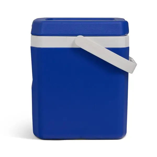 เครื่องทําความเย็นแบบแข็ง 18 กระป๋อง/12 คิวที - Majestic Blue: โพลีเอทิลีน ทนต่อกลิ่นและคราบ