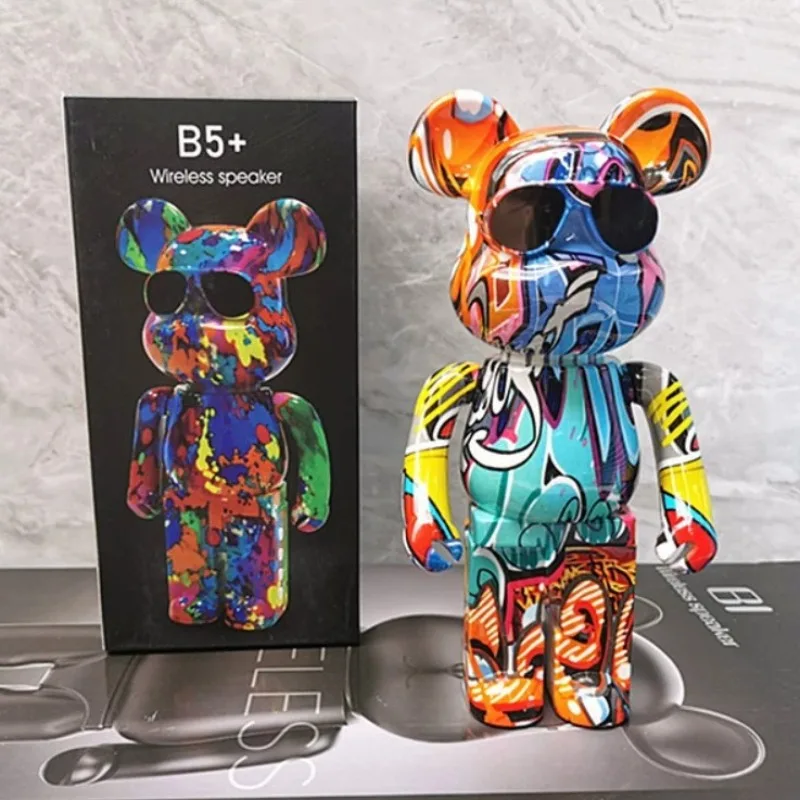 Bluetooth Speaker Creative Trendy Brand Ornament Violent Bear Doll Festival Gift