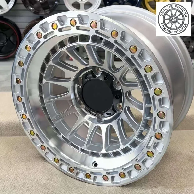 26 Style Custom Beadlock 8x170 8x180 6x135 6x139.7 8x6.5 Forged Racing Off Road Rim Truck Wheels Deep Concave Forged Wheels
