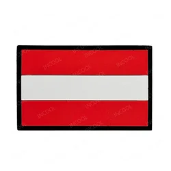 Parche bordado bandera Austria reflectante infrarrojo táctico