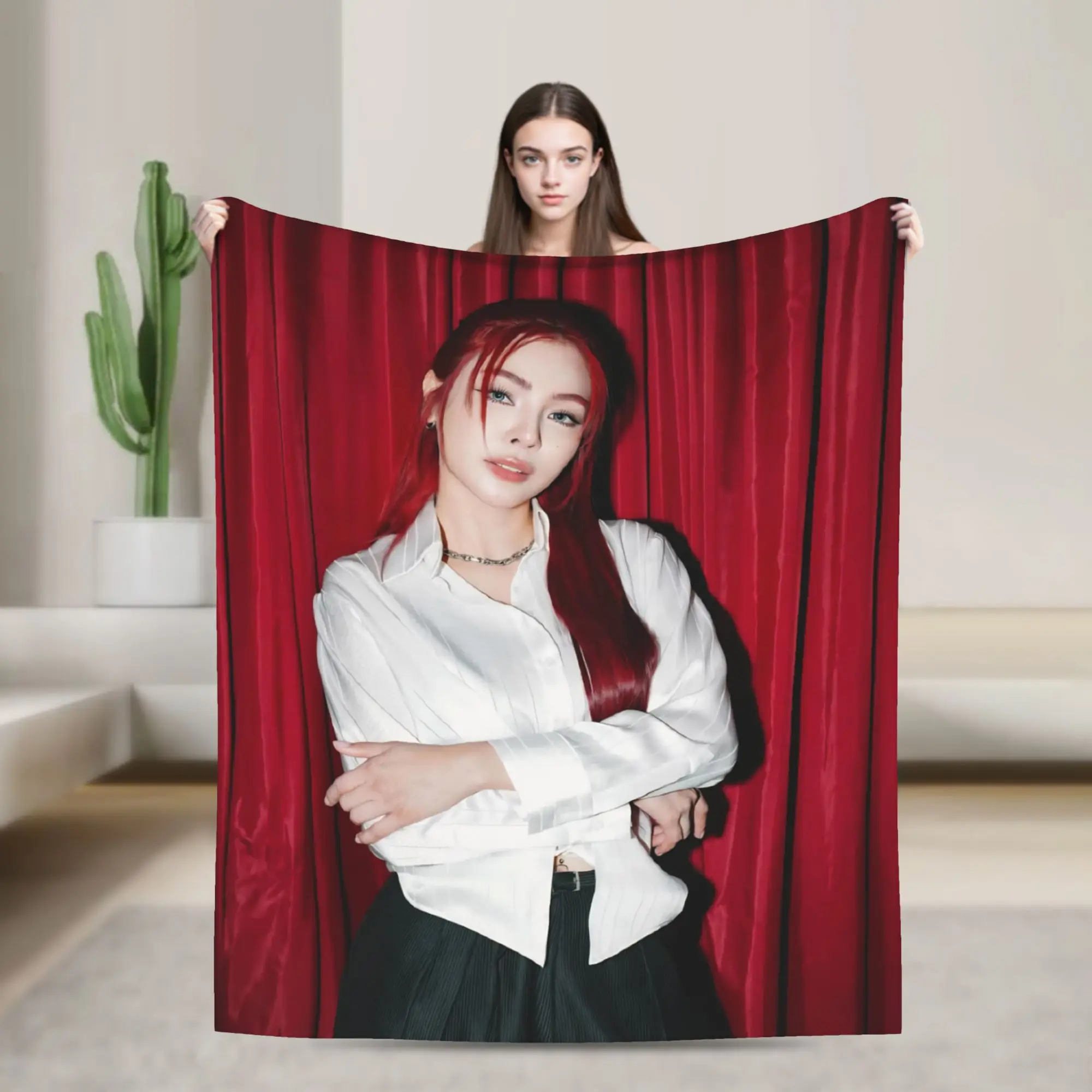 F-Faye P-Peraya M-Malisorn  Print Blanket For Men Women Super Soft Cozy  Throw Blankets for Living Room