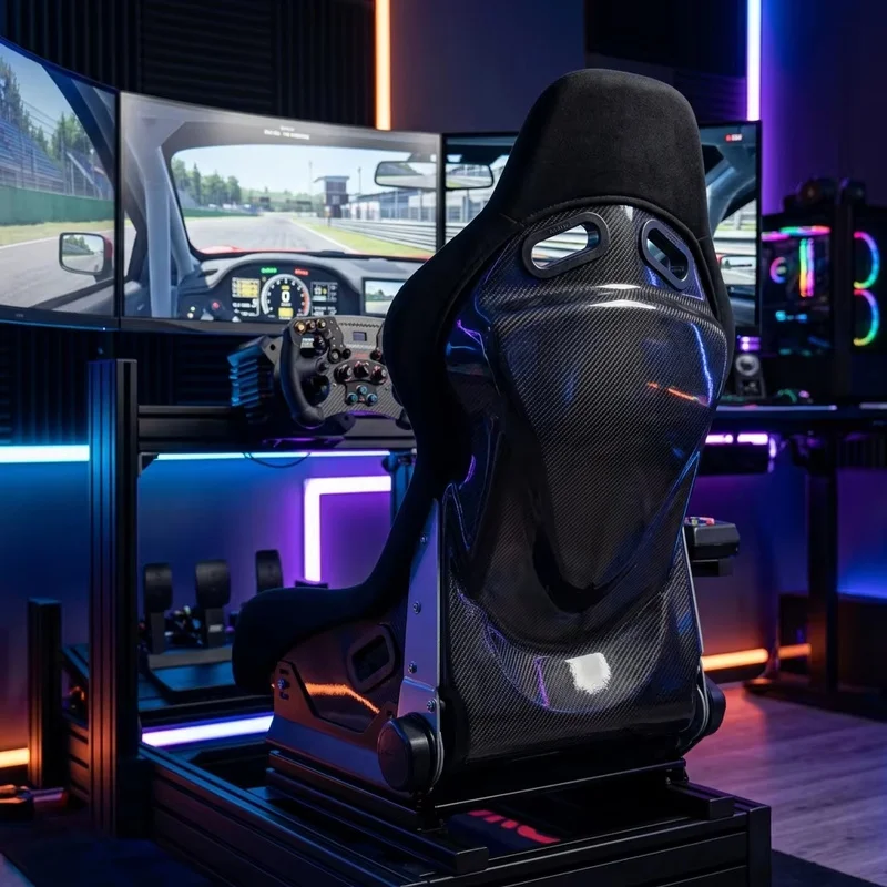 Auto Parts JBR1020 Fiberglass Back Semi Bucket Racing Seat Factory Ready To Ship For Modified Cars Racing Simulator