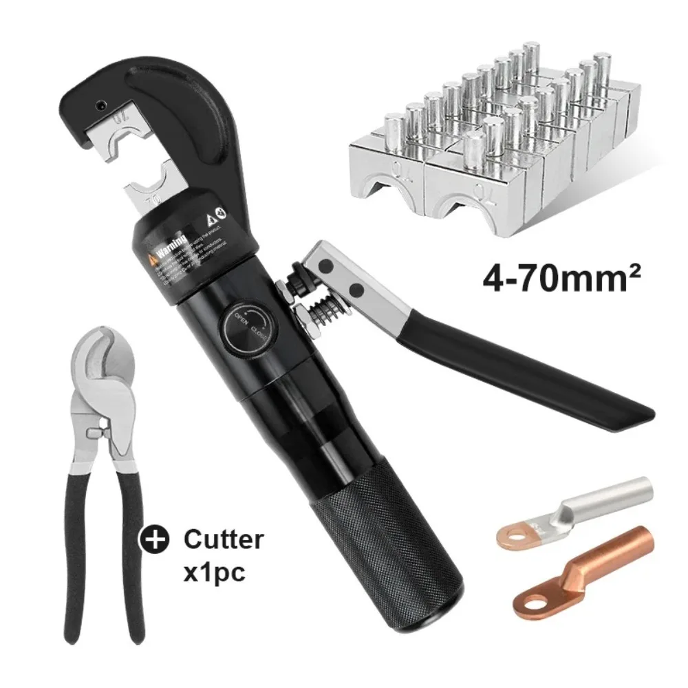 APR 70 Integral Aluminum Manual Hydraulic Crimping Pliers Copper Aluminum Cable Lug Terminal Tool For Electrician — купить у AliExpress WW