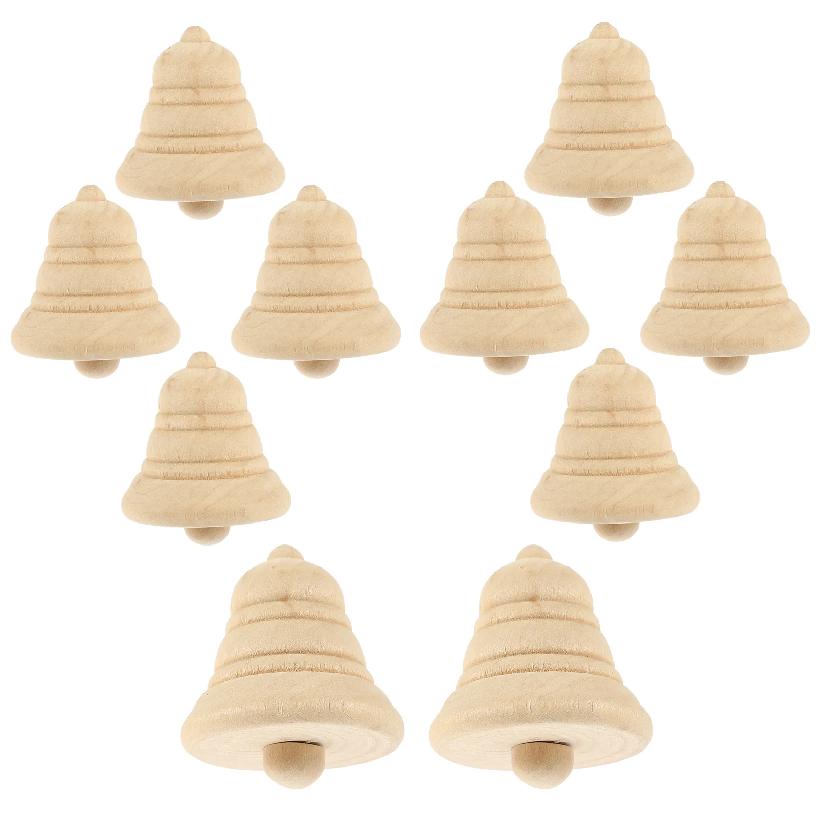 

10Pcs Christmas Tree Wooden Ornaments DIY Unfinished Wood Xmas Decor Craft Kits for Home Holiday Decoration Christmas Ornaments