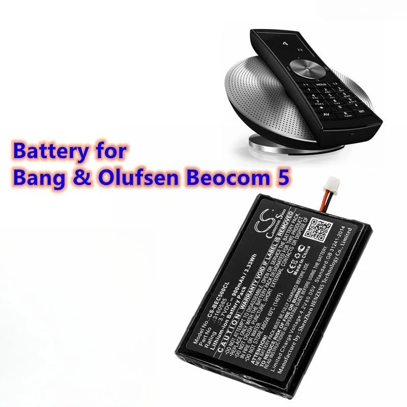 Cordless Phone Battery 3.7V/900mAh 3160585 for Bang & Olufsen Beocom 5
