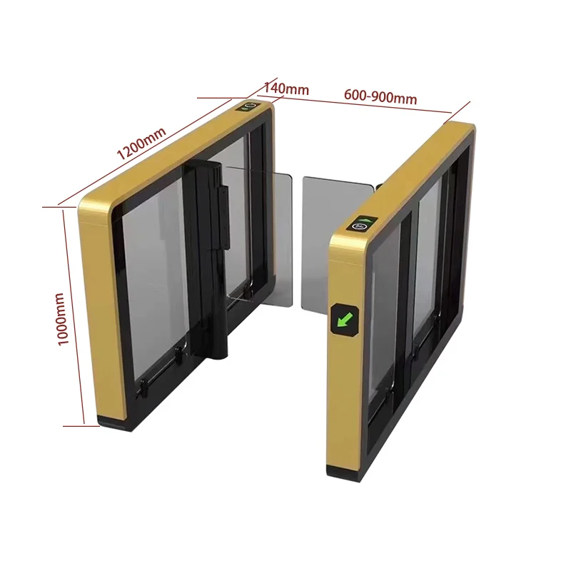 

Facial Recognition Access Control System Fast Speed Turnstile Stainless Steel Transit Entrance Exit Speed Gate