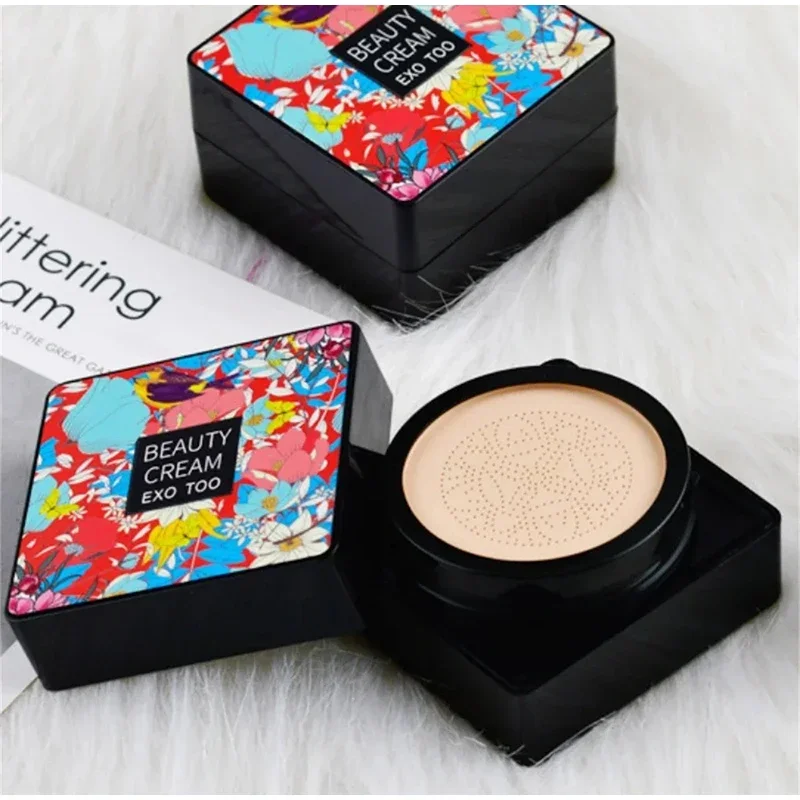 Mushroom Head Air Cushion Face Cream Magic BB CC Concealer Brightens Oil Control Moisturizing Waterproof Foundation Isolation