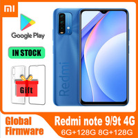 Global rom Xiaomi Redmi Note 9 4G 9T Smartphone Snapdragon 662 Octa Core Mobile 6000mAh Battery Phone Global ROM