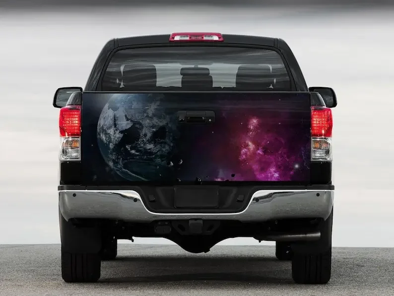 

Tailgate Vinyl Wrap Full Color Graphics Decal Space Trunk Sticker