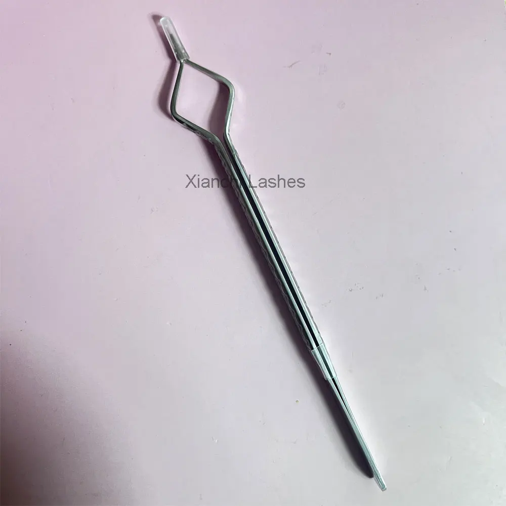 New Eyelash Isolation Tweezers with Cut Stainless Steel Lash Separator Tweezer Durable Eyelash Tweezers for Isolation Lashes