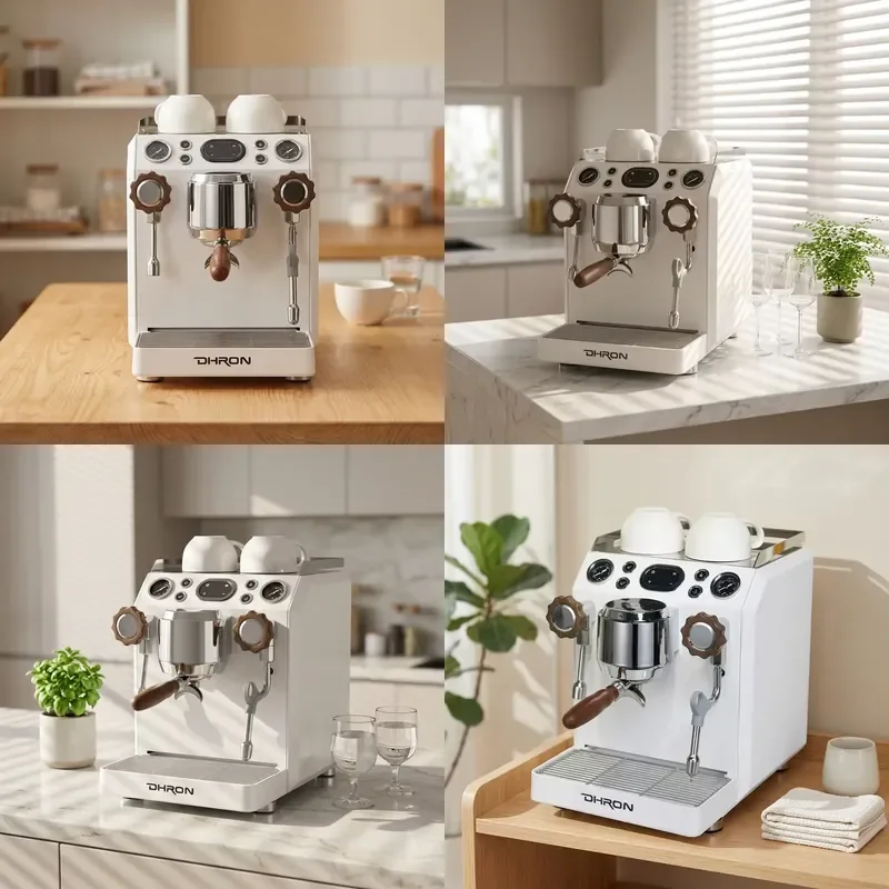Cafetera Portátil 2026, Máquina de Espresso Profesional, Cafetera con 9 Bares de Presión, Caldera Múltiple Independiente